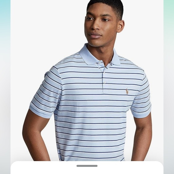 Ralph Lauren Polo’s gently used. Very nice in light blue with dark blue and gray - Picture 2 of 6